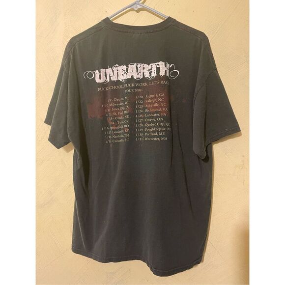 Unearth The March Tour 2009 Concert Shirt XL - Picture 5 of 7